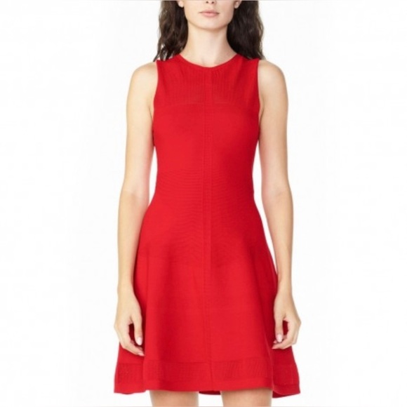 Armani Exchange Dresses & Skirts - Armani Exchange Textured Knit Fit & Flare Dress